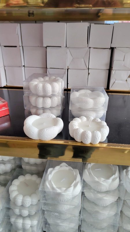 شمعه دائريه معطره